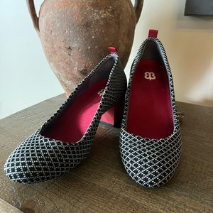 Beta Brand block heel shoe.